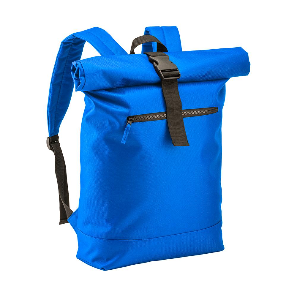Zaino Roll porta PC (17") in poliestere riciclato R-PET con tasca esterna con cerniera Zaino Roll porta PC (17") in poliestere riciclato R-PET con tasca esterna con cerniera